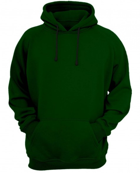 Buy Solids: Forest Green Hoodie Online