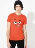 Smirk Eyes Half Sleeve T-Shirt